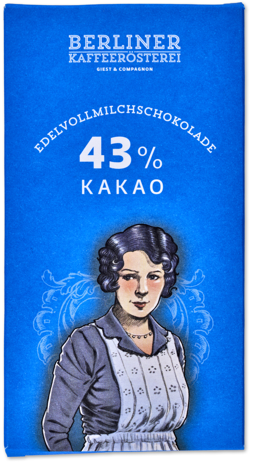 BKR - Tafel - ClassicLine "Edelvollmilch 43%" 45 g