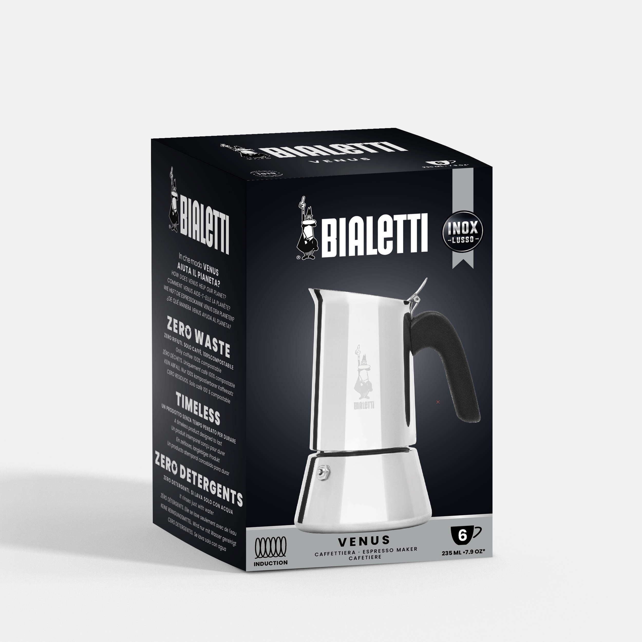 Bialetti - Venus aus Edelstahl - 4 Tassen