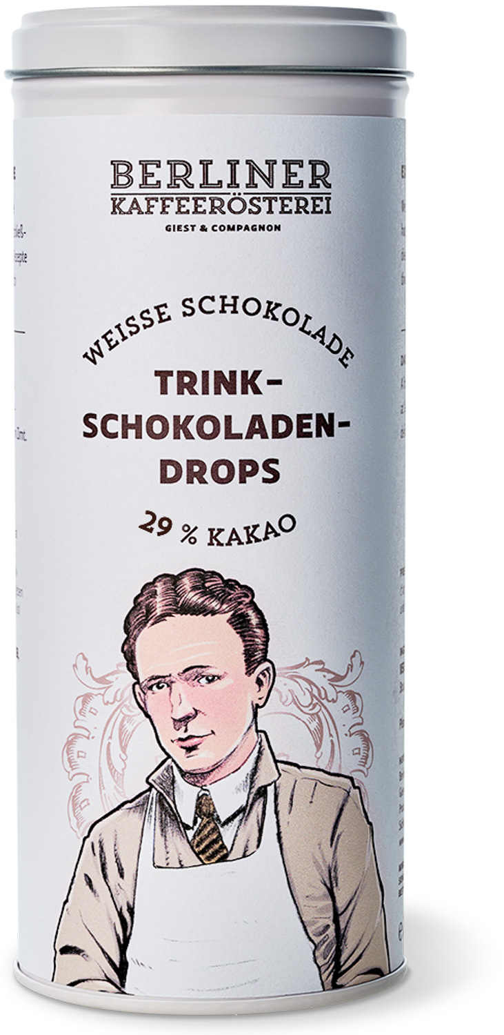 Weisse Schokoladen-Drops 29 % Kakao