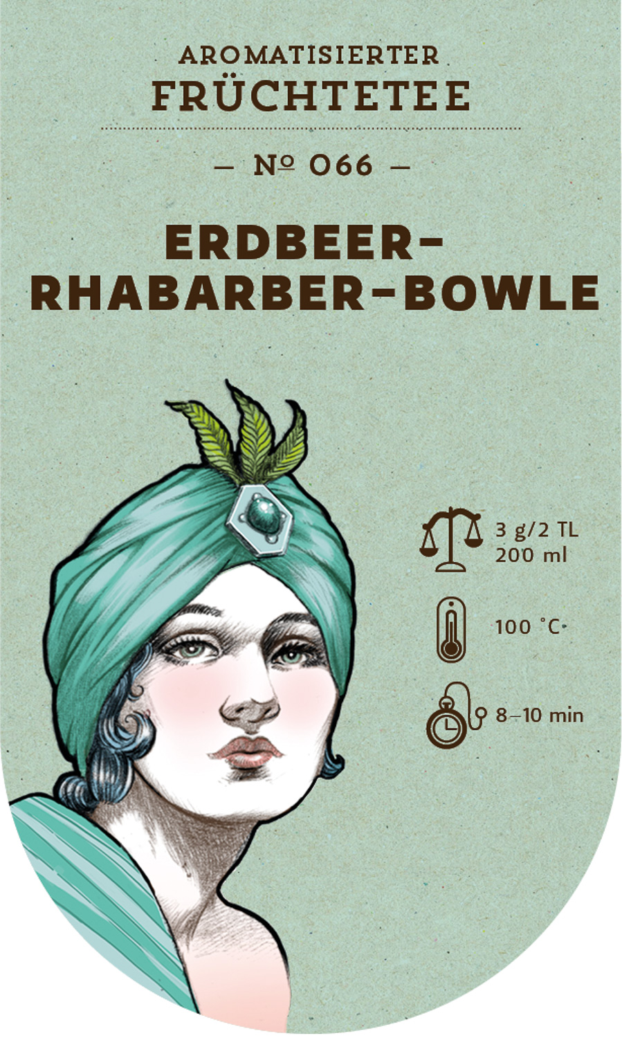 Erdbeer Rhabarber Bowle №066