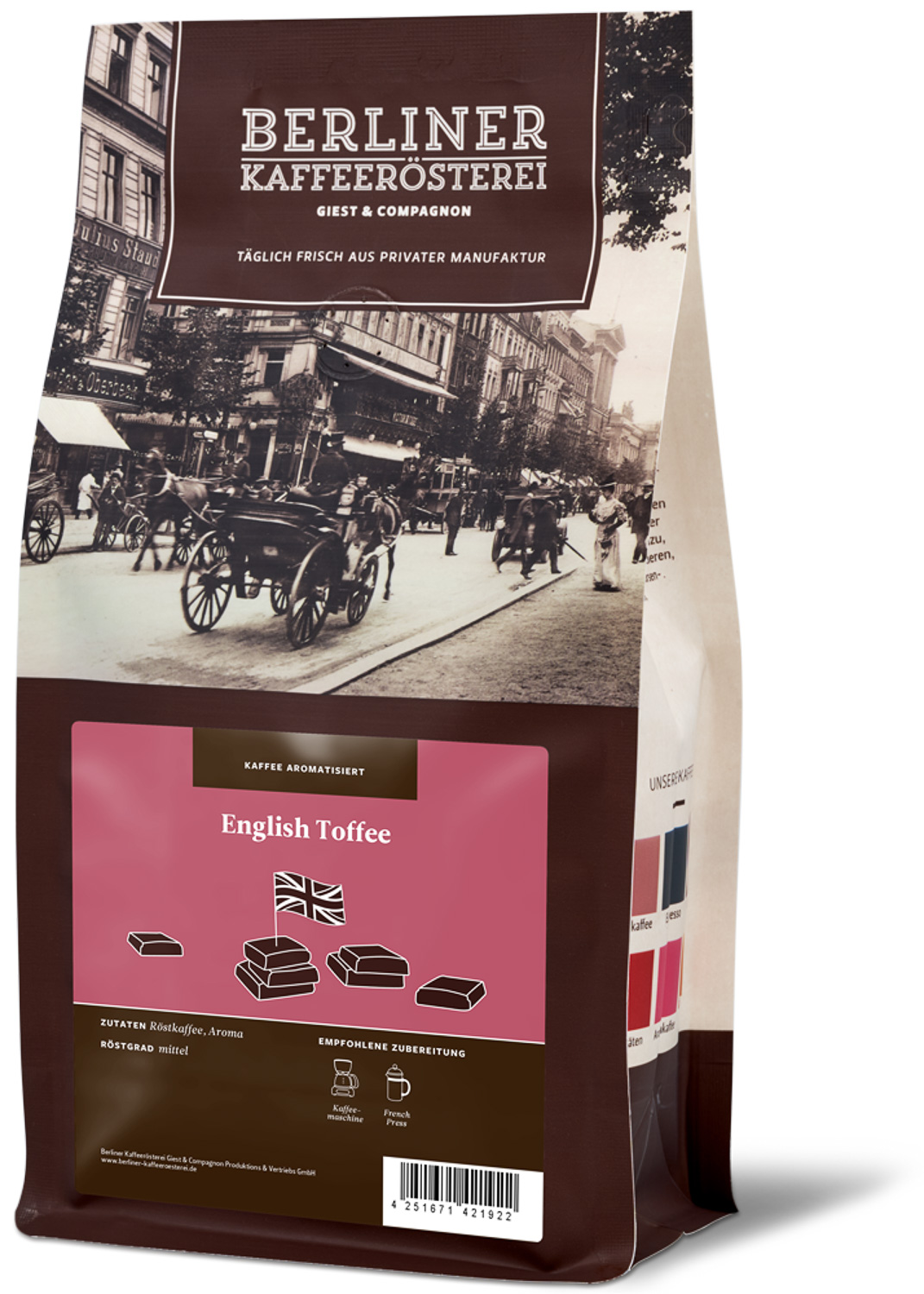 aromatisierter Kaffee English Toffee