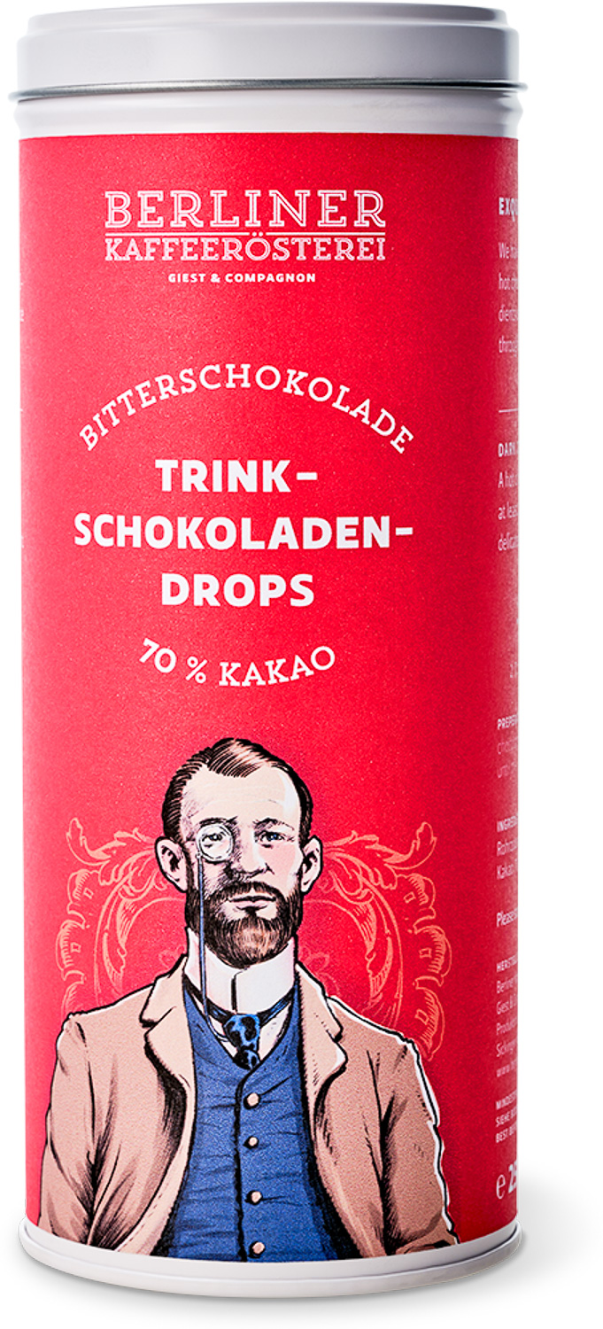 Edelbitterschokoladen-Drops 70% Kakao