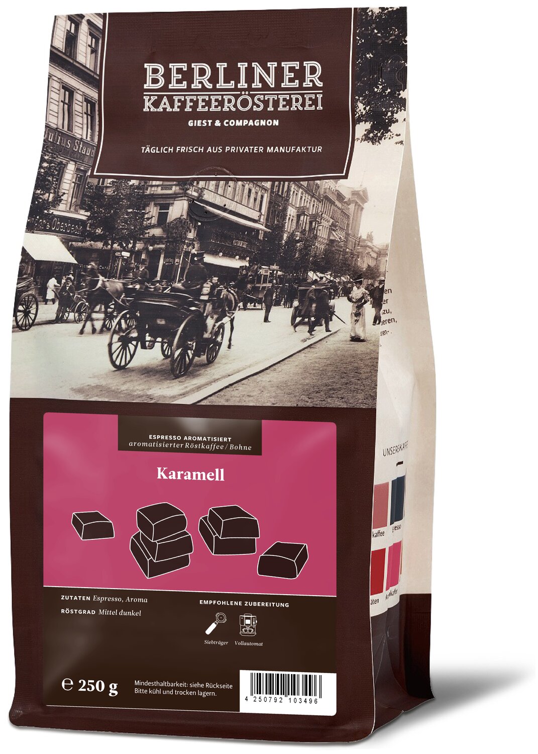 aromatisierter Espresso Karamell