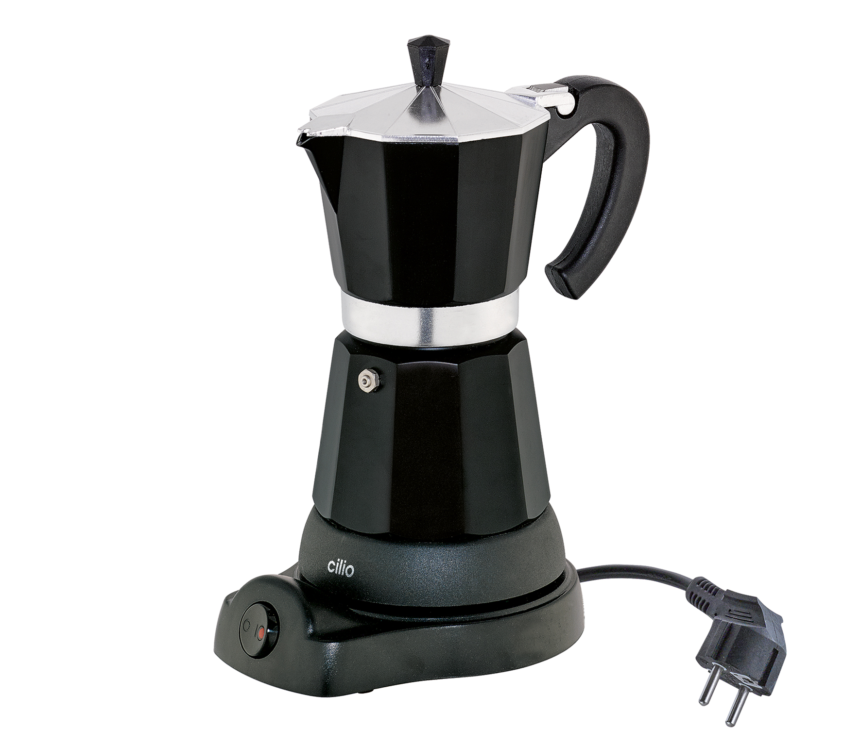 Cilio - Espressokocher Classico 6 Tassen schwarz, elektrisch