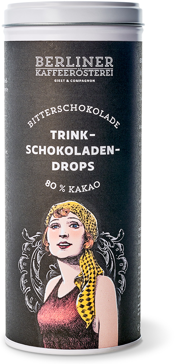 Edelbitterschokoladen-Drops 80% Kakao