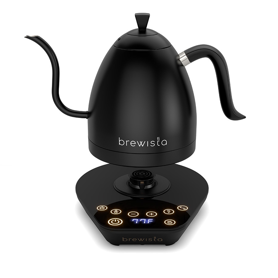 Brewista - Artisan Schwanenhals-Wasserkocher 1 Liter schwarz / schwarz