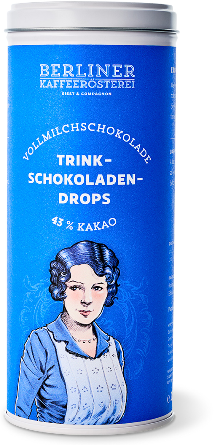 Edelvollmilchschokoladen-Drops 43% Kakao