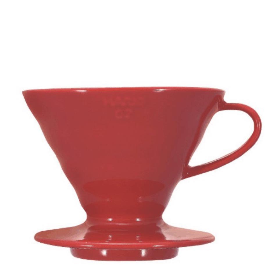 Hario - Dripper | Handfilter V60 Größe 02 Porzellan rot