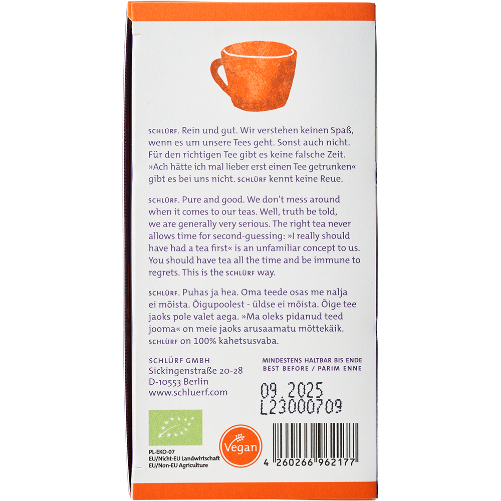 Schlürf - Büdel - Frau Ricklefs Rooibos Tea BIO