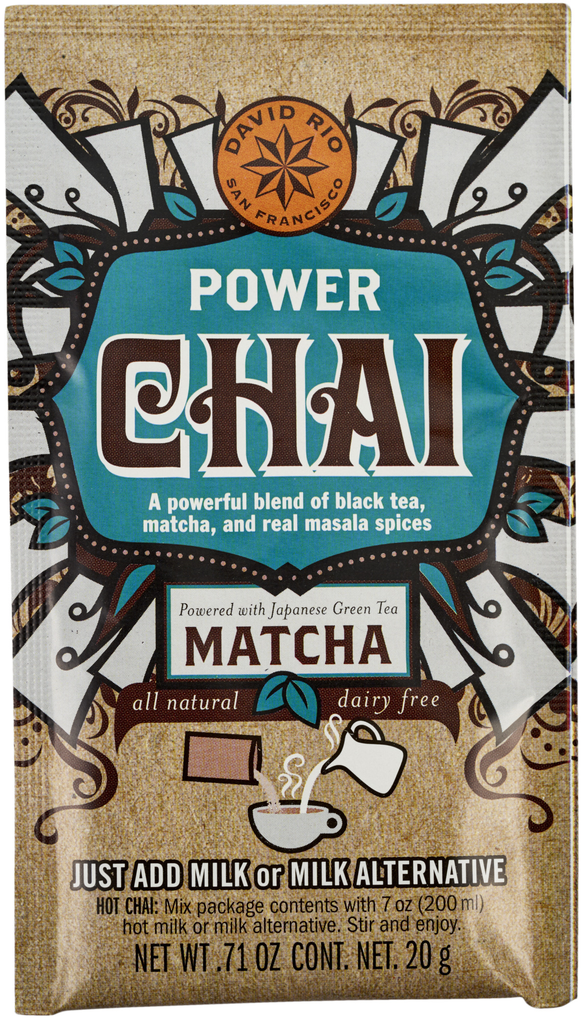 David Rio - Power Chai Sachets - Tüte (20 g)