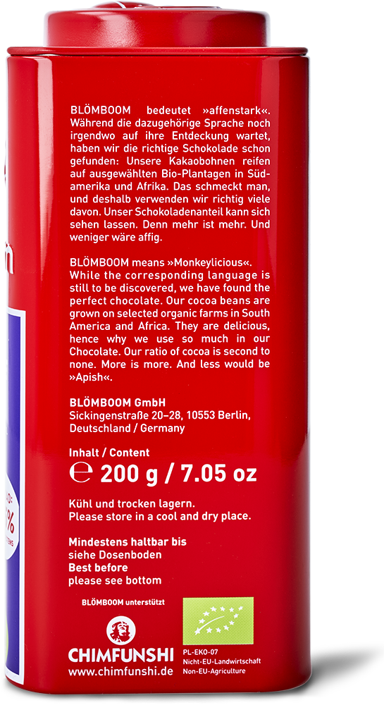 Blömboom - Dark Hot Chocolate Powder BIO