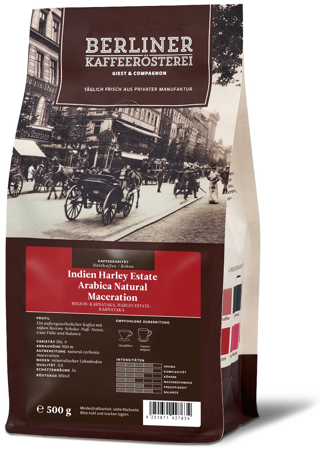 Indien Harley Estate Arabica Natural Maceration