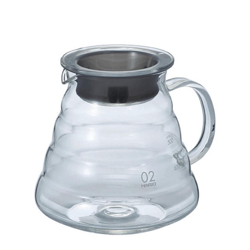 Hario - V60 Glaskanne 600 ml für 1-5 Tassen